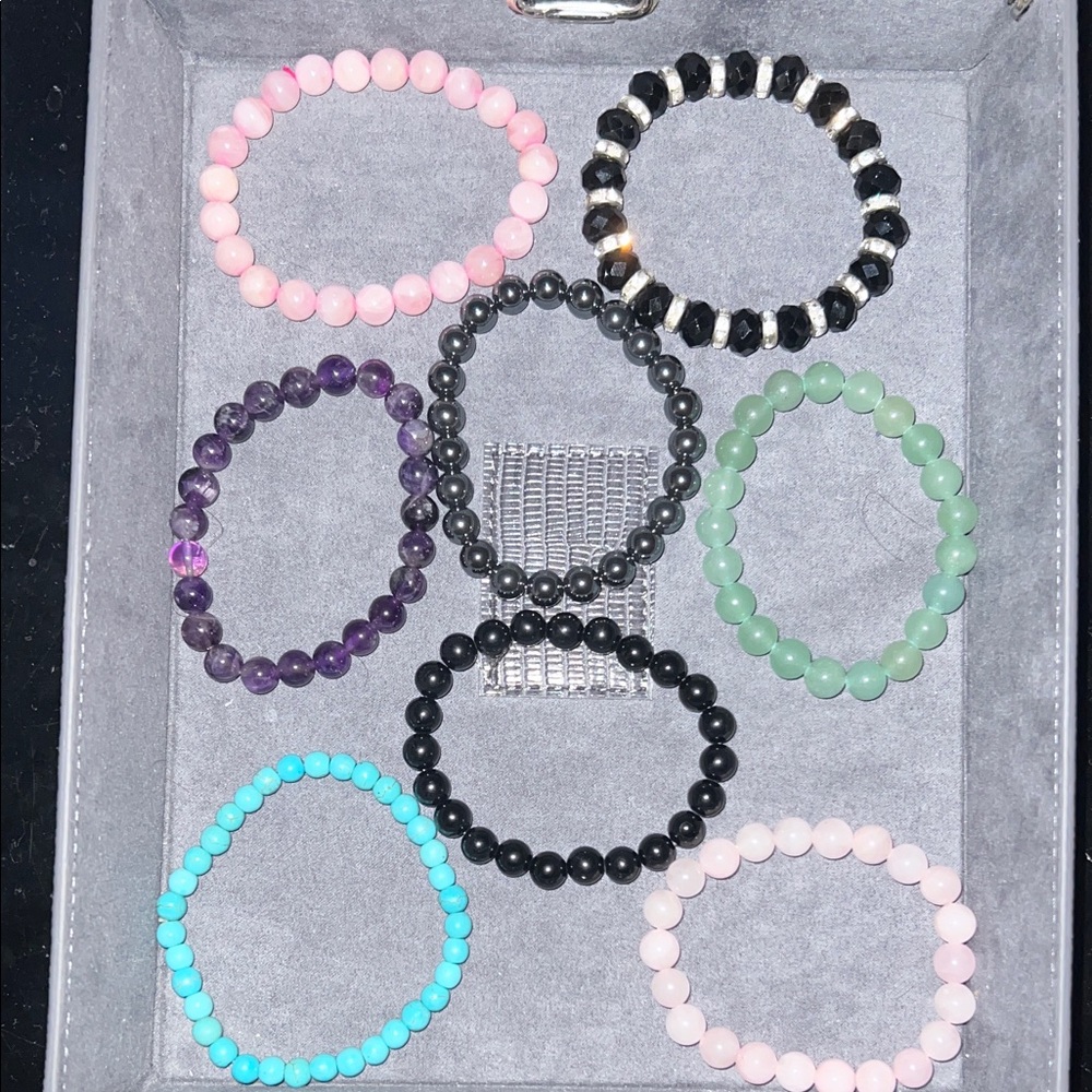 Multicolor Beaded Bracelet Set